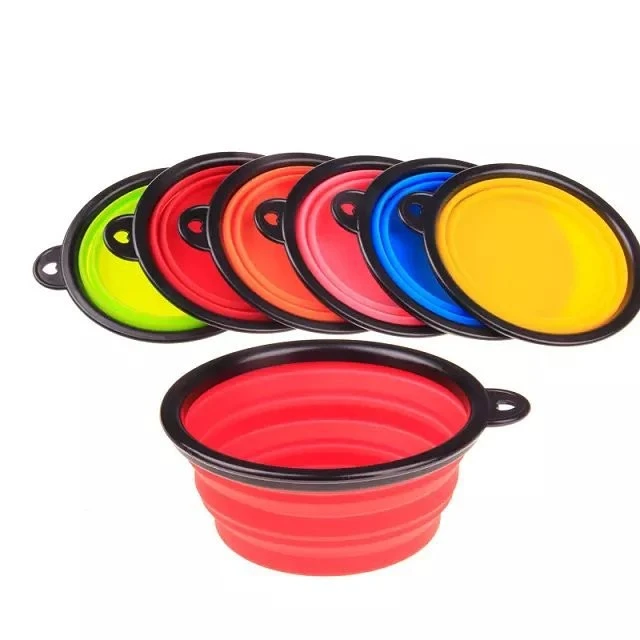 Silicone Collapsible Pet Bowls For Travel