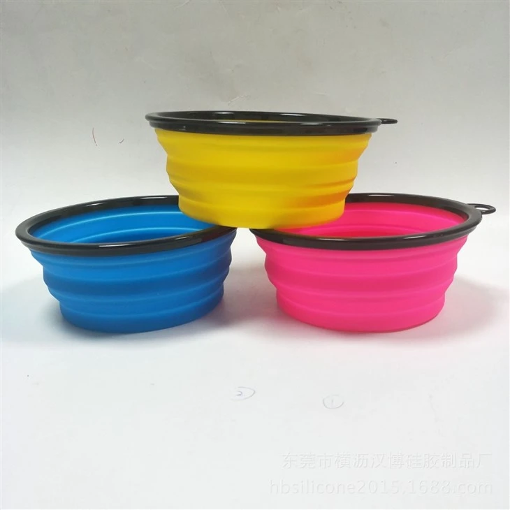 Silicone Collapsible Pet Bowls For Travel